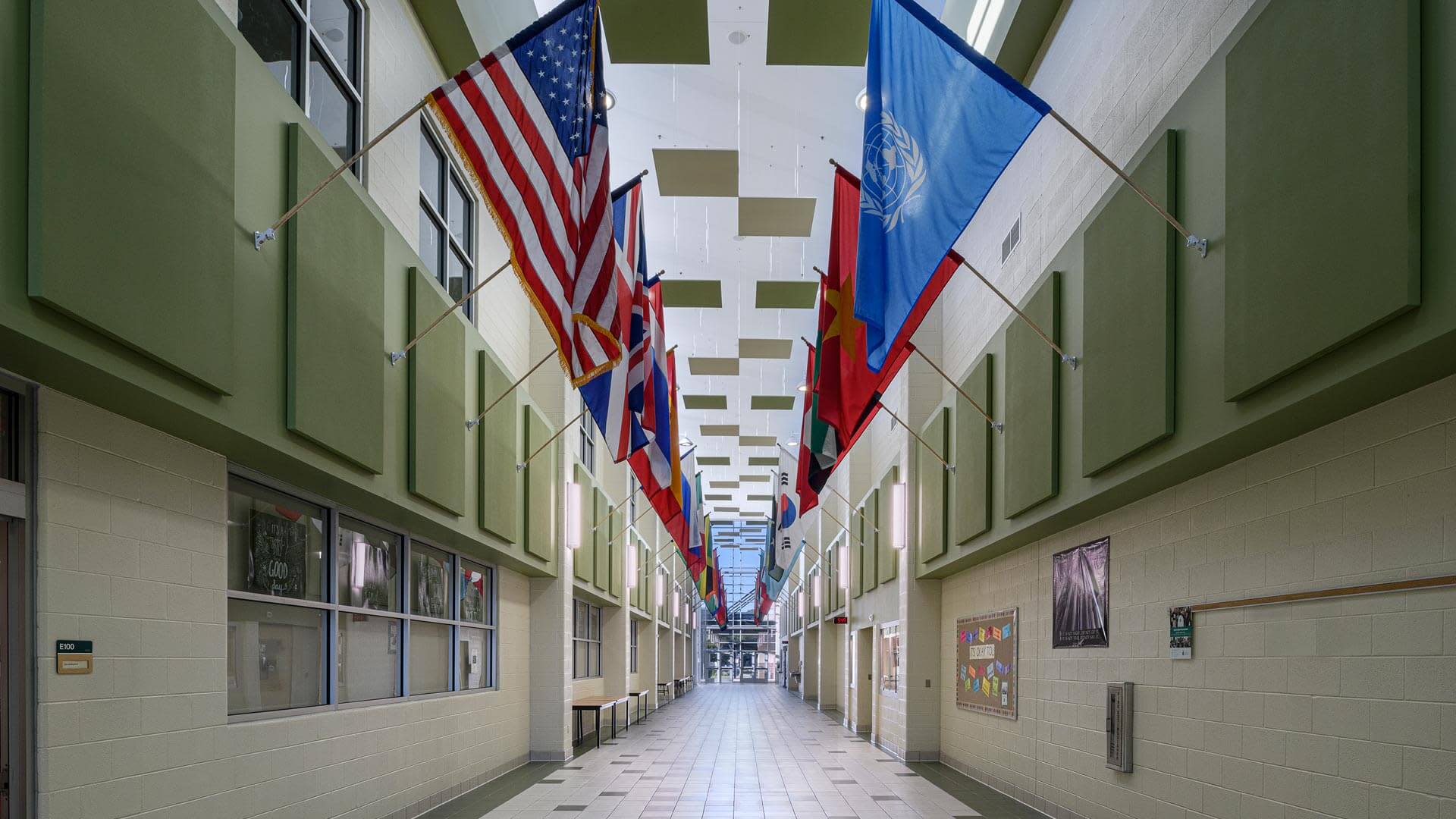 School hallway