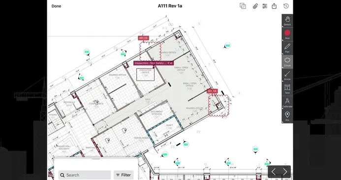 Animation of Procore's Project Management product UI