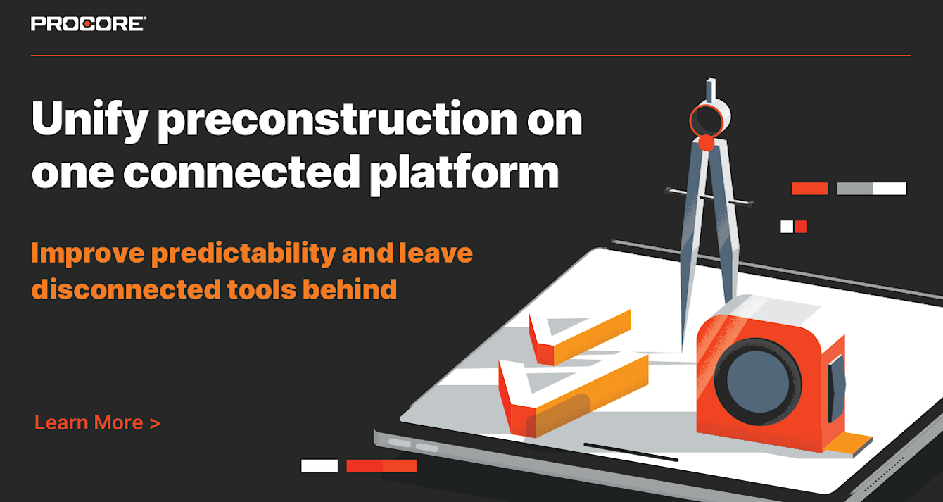 Unify Preconstruction with Procore infographic cover