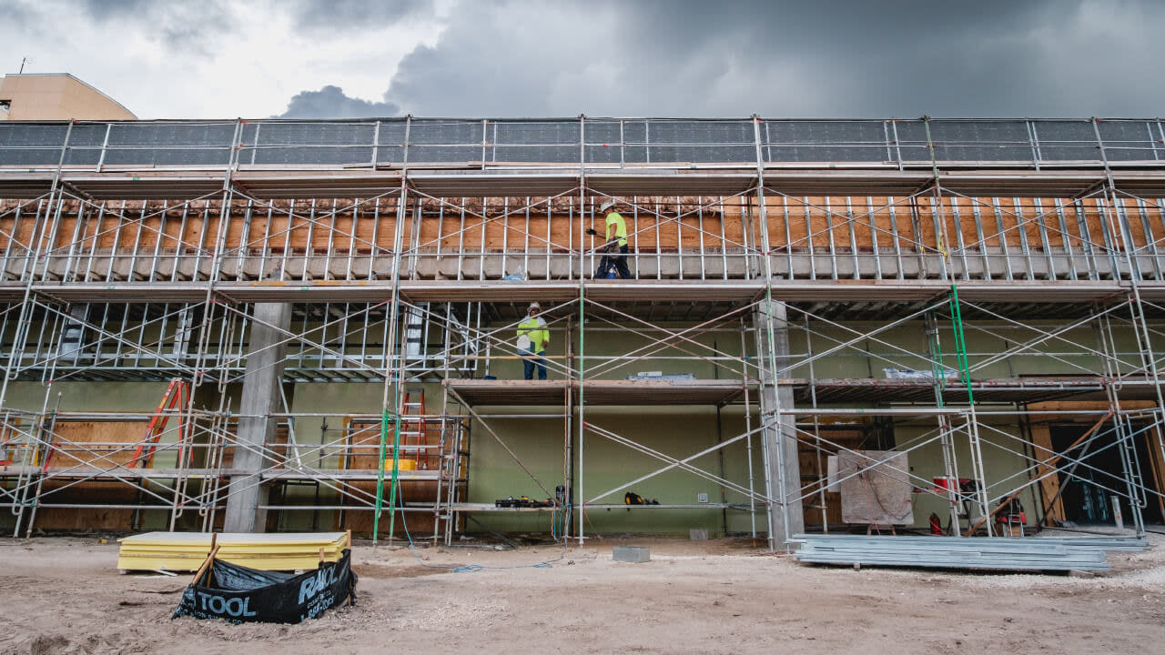 Building under construction