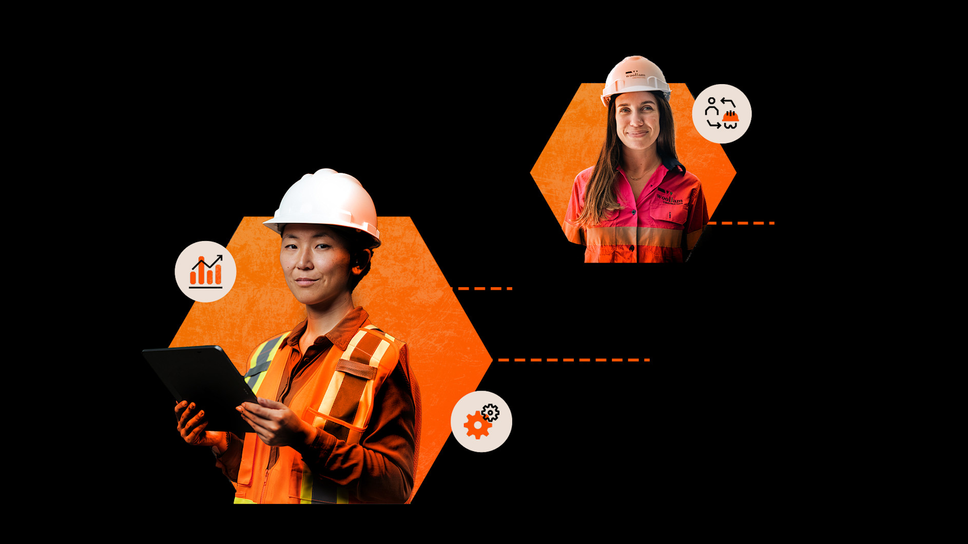 two images of a head contractor and a subcontractor