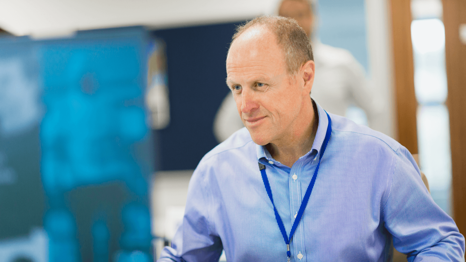 Man working on his computer