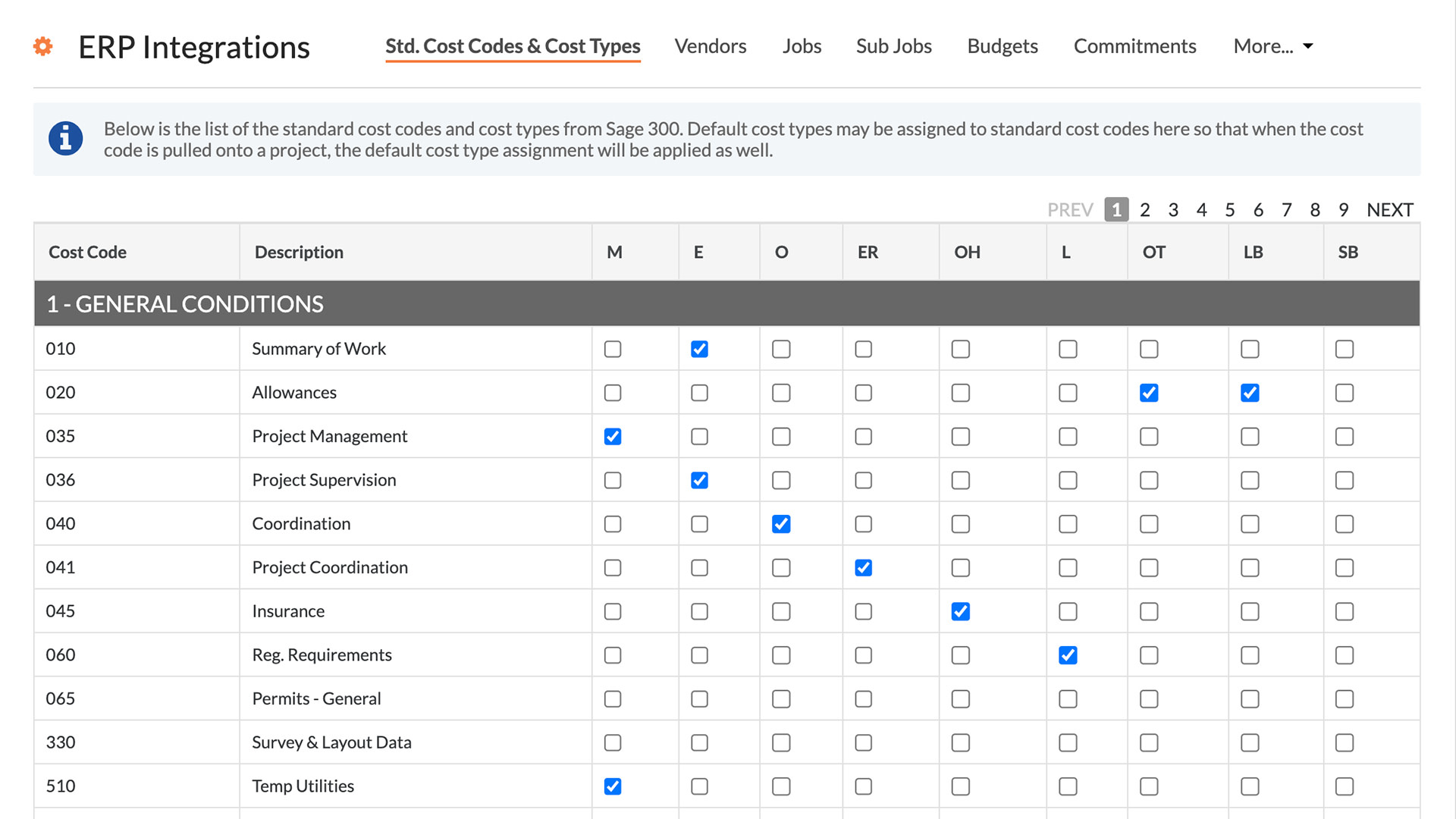 "Accounting integrations" product screen capture