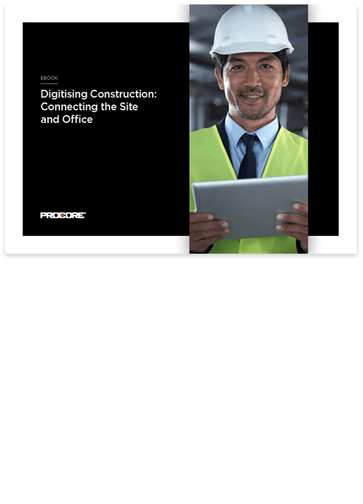 Digitising construction Ebook Cover