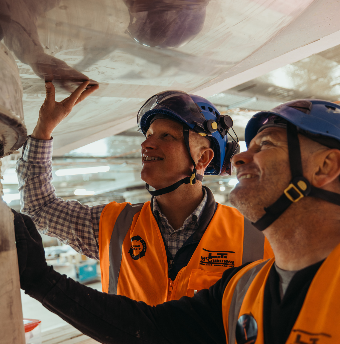 LT Mcguinness employees assessing a site