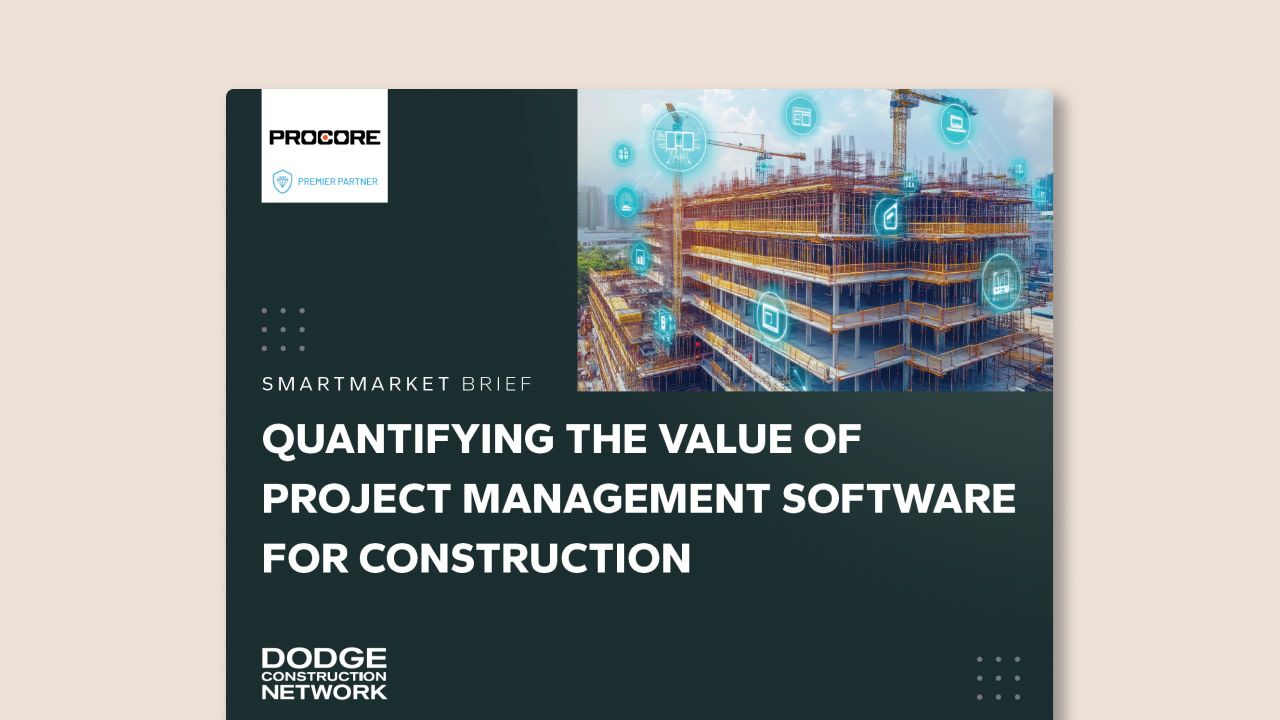 Quantifying the Value of Project Management Software for Construction ebook cover