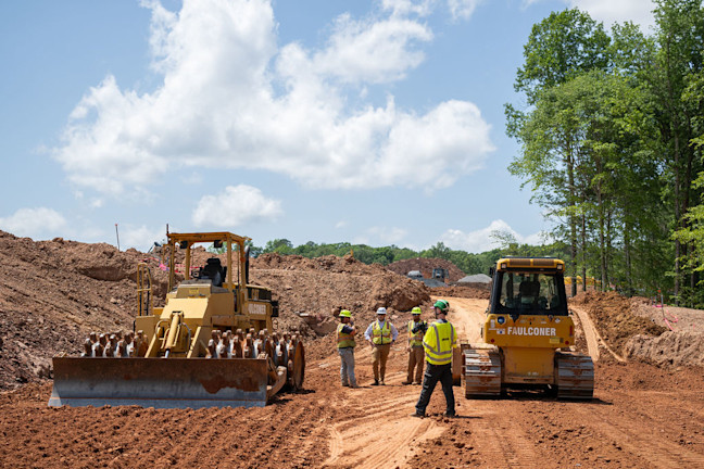 Faulconer Construction excavation