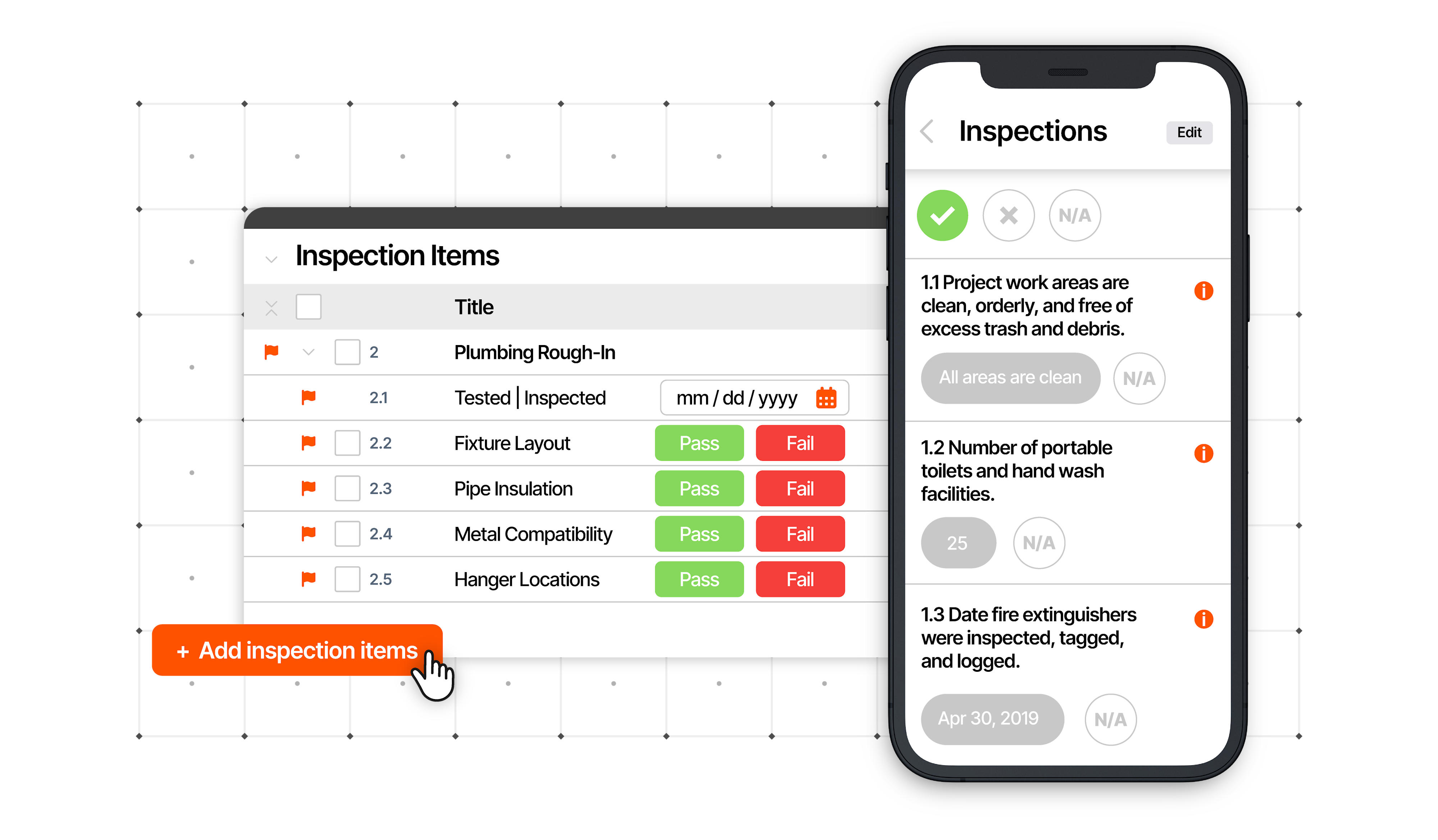 Quality & Safety - Inspection from the site