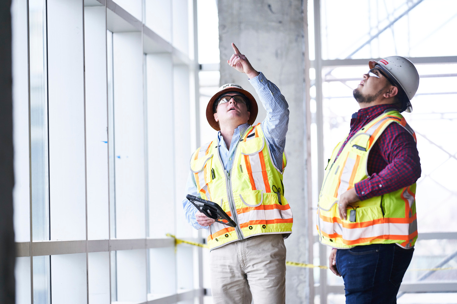Robins & Mortin Employees on job site