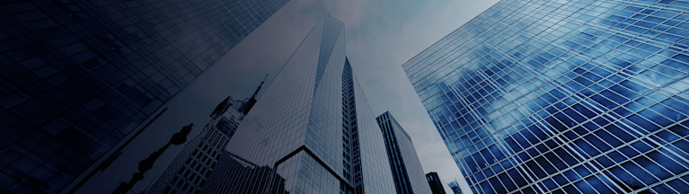 low angle view of skyscrapers