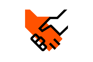 Procore icon of handshake