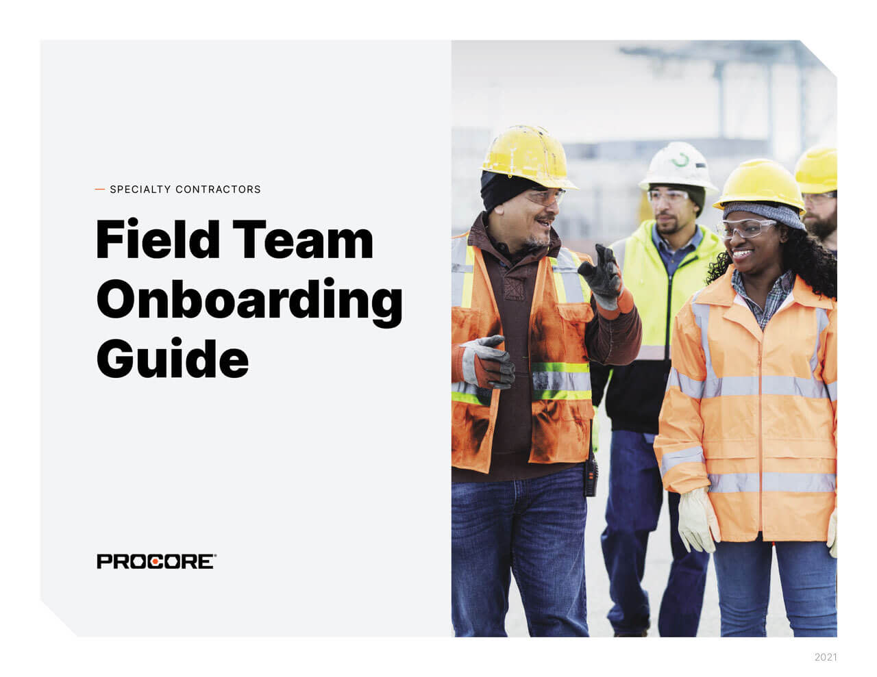 Field Team Onboarding Guide ebook cover page graphic