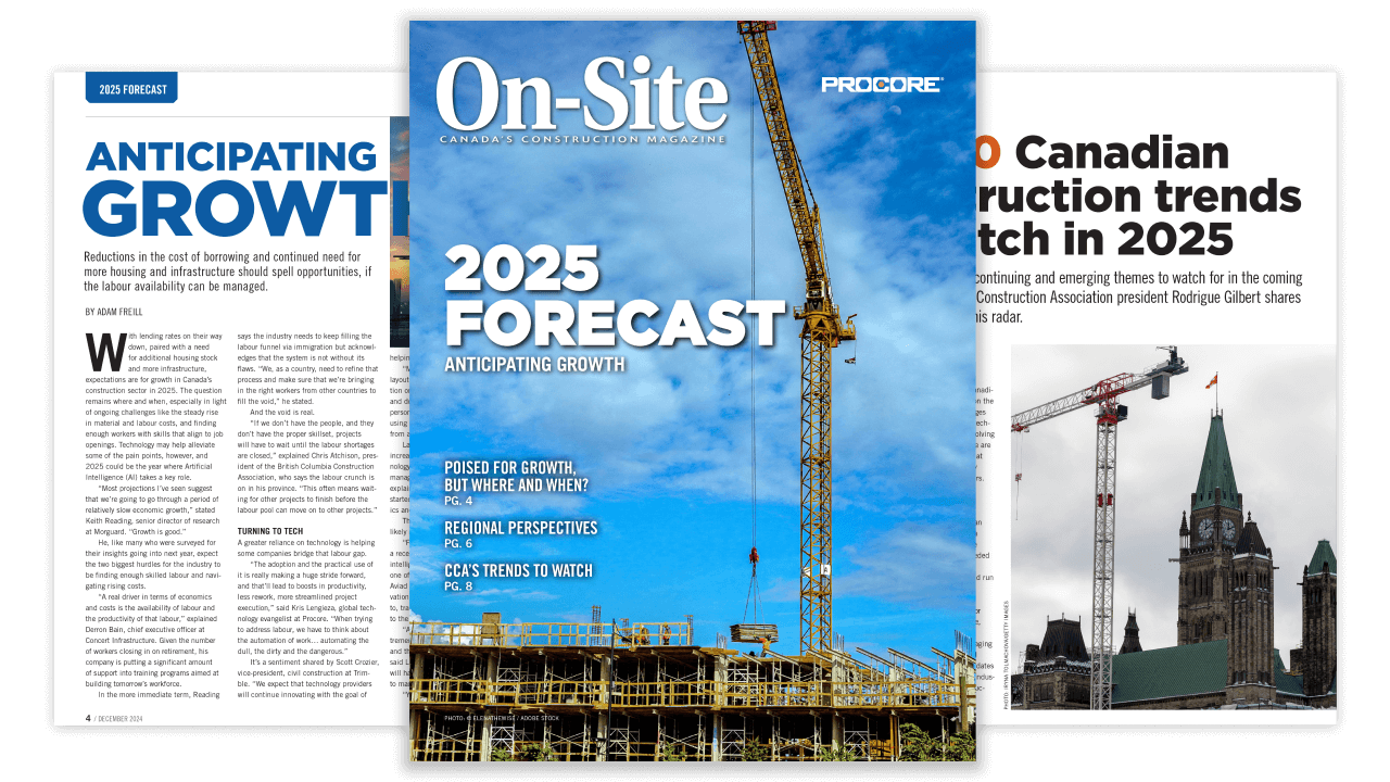 2025 Canadian construction forecast ebook pages