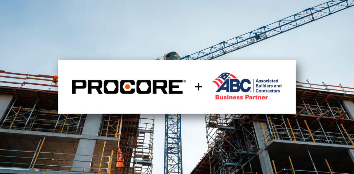 ABC + Procore Partnership graphic