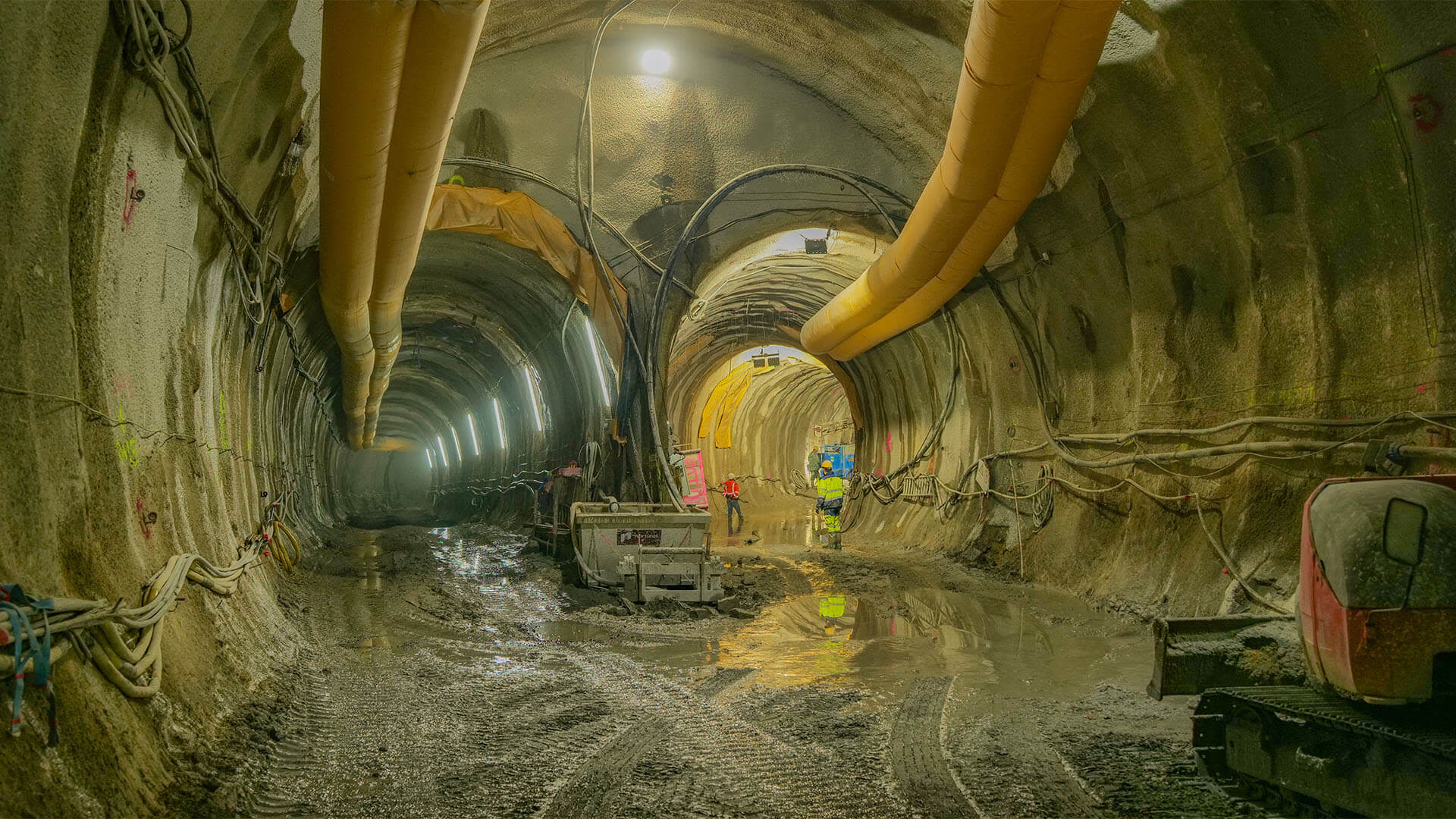 Underground metro construction