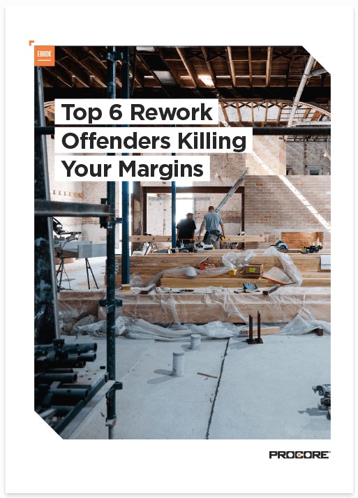 Cover of Top 6 Rework Offenders Killing you Margins Ebook