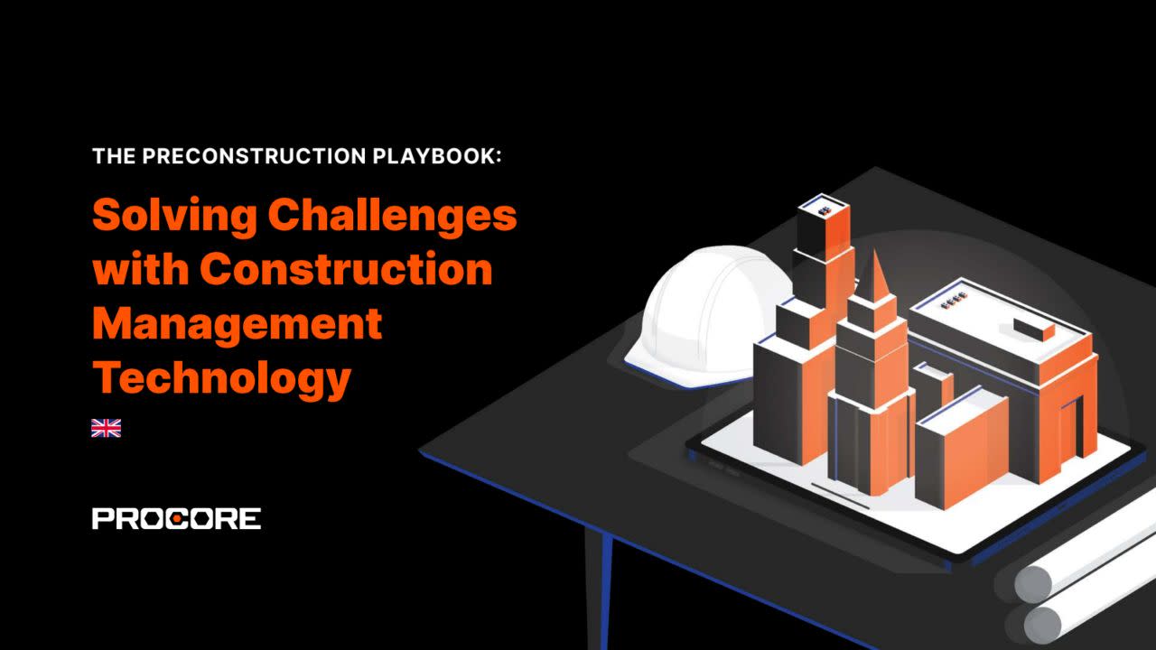 "The Preconstruction Playbook" eBook's cover