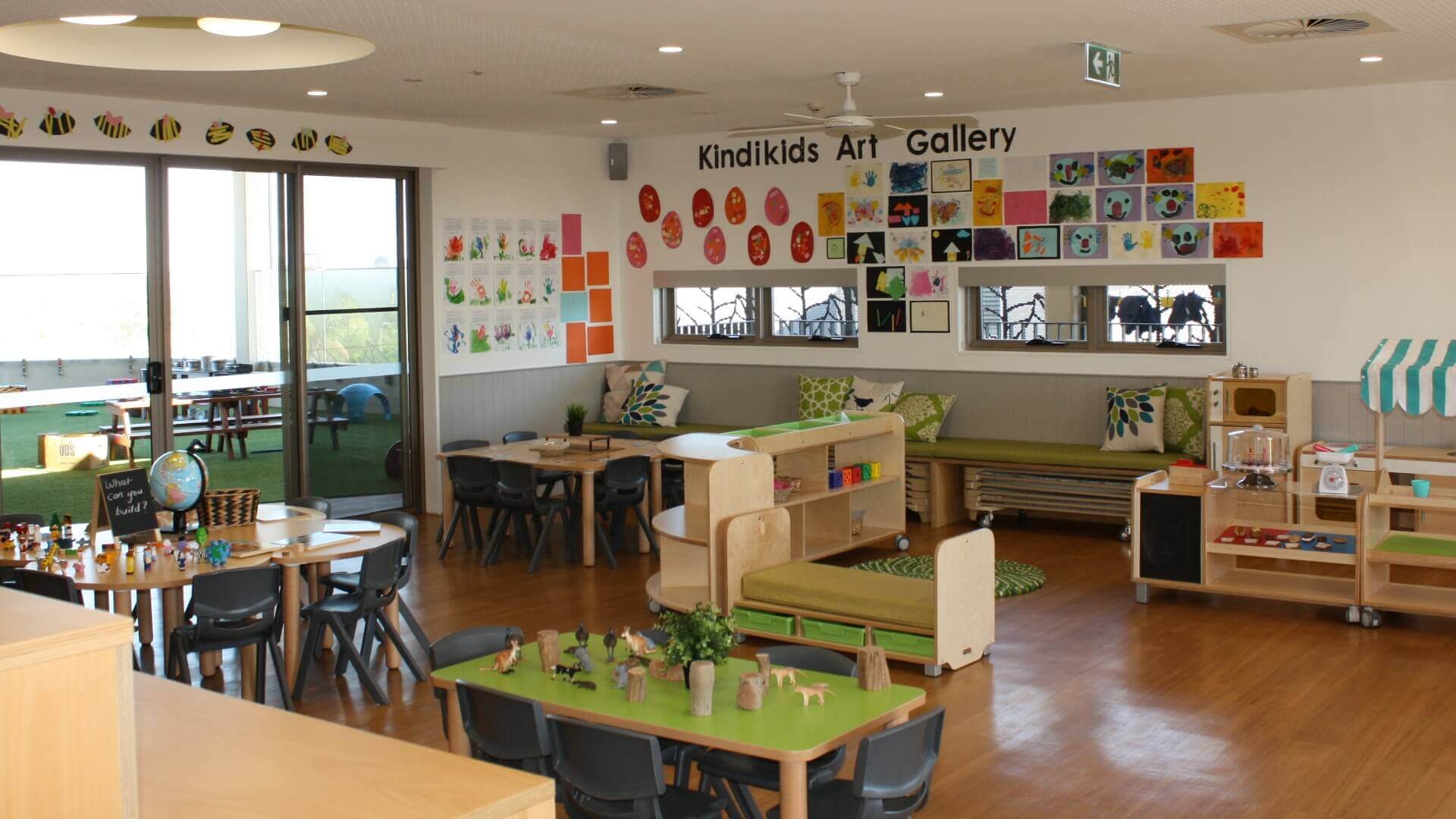 Kindergarten's art room