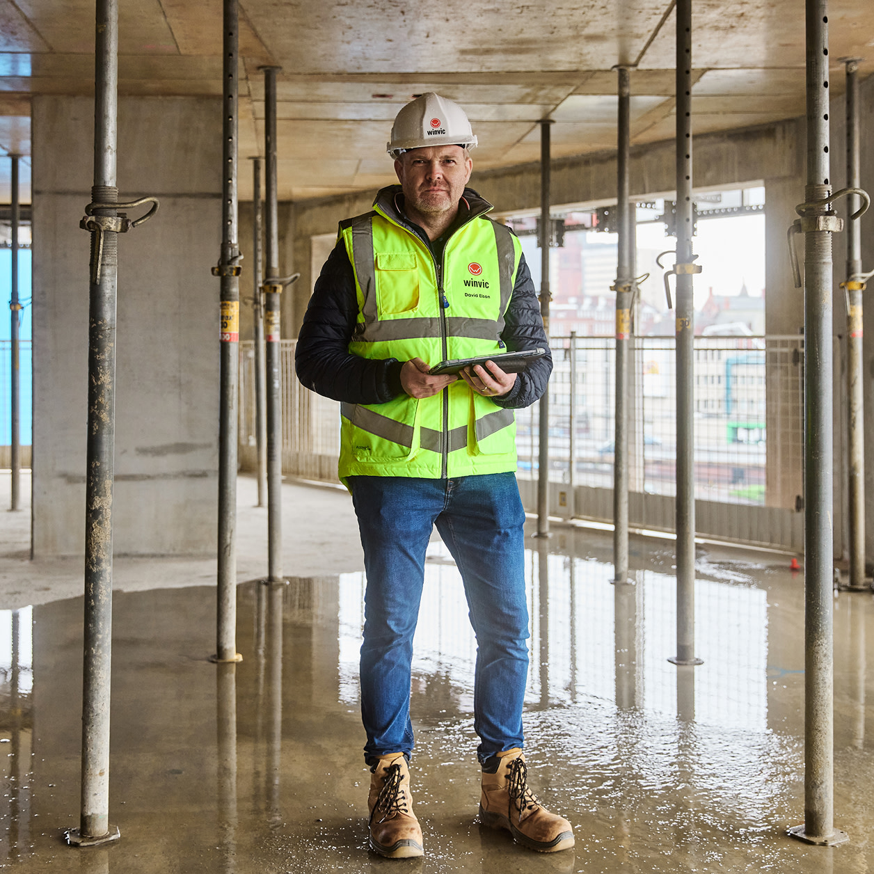 Procore's Submittals tool on a tablet