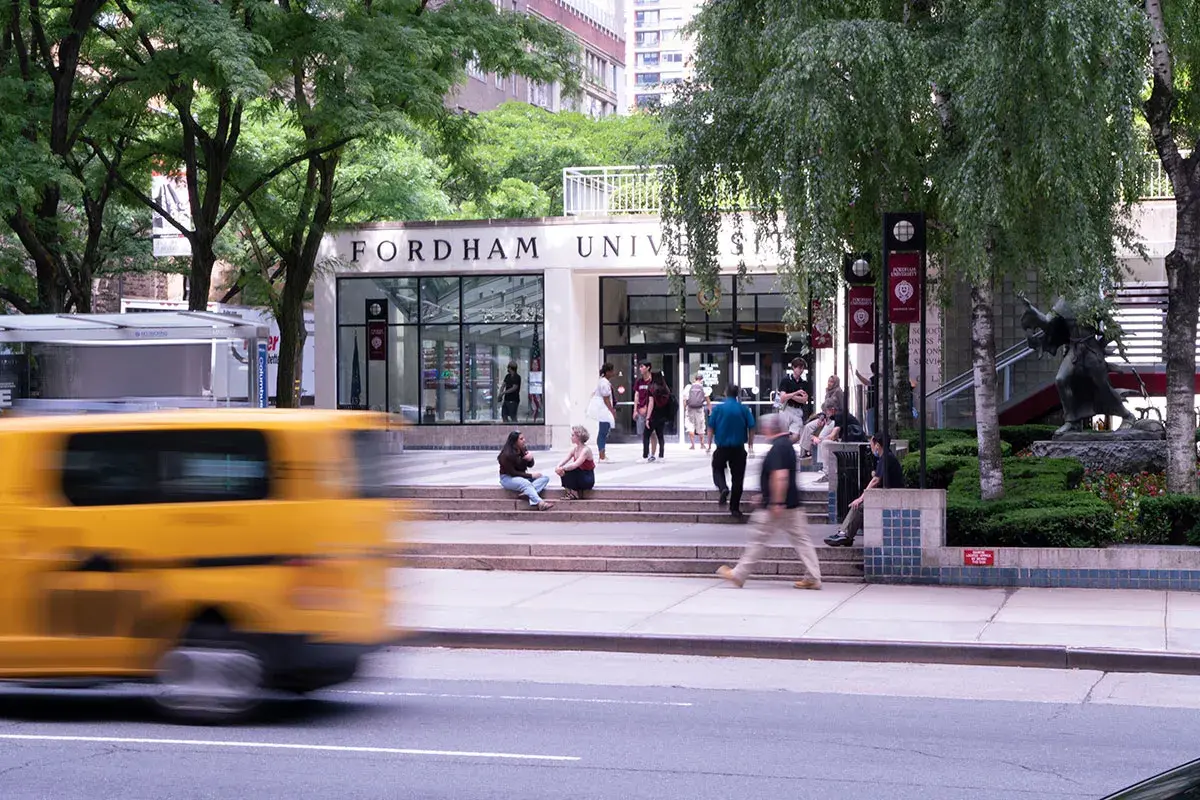 Fordham University main entrance