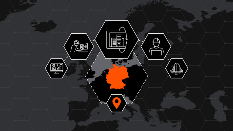 UK map with icons of 5 focus areas for building better