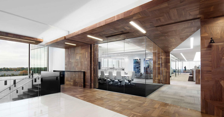 Meeting room in an office space