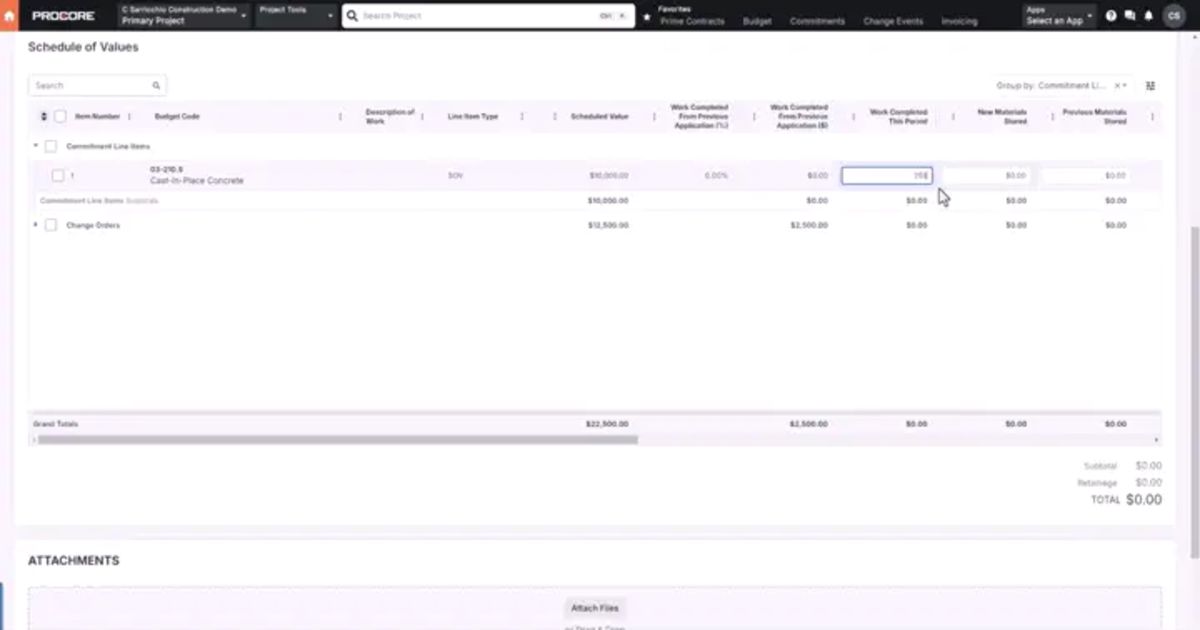 Procore Invoicing Construction Invoice Management Software | Procore