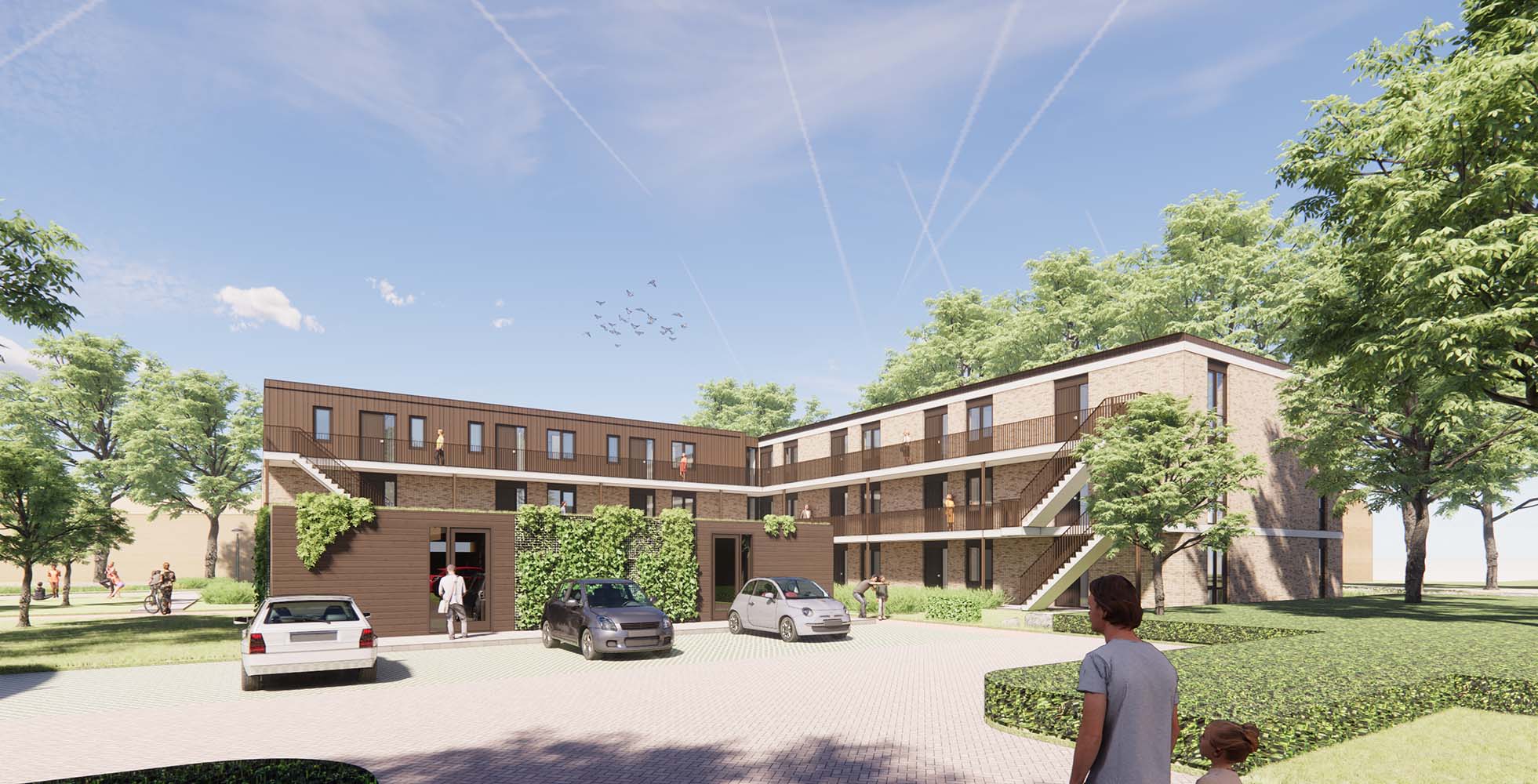 nieuwbouw 24 appartementen Hoge Weerd in Epe - Beltman Architecten