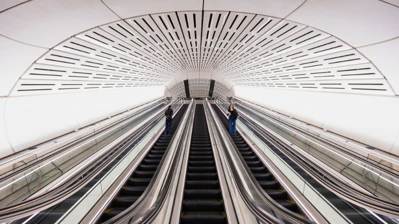 The Cox Architecture-designed Victoria Cross metro station in North Sydney opened in August of 2024 as part of the Sydney Metro City & Southwest line.