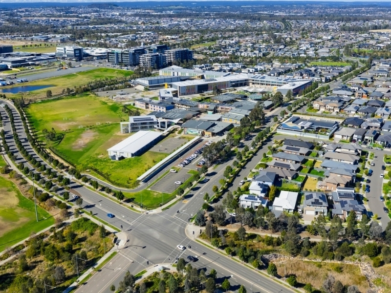 An aerial view of Oran Park in Sydney