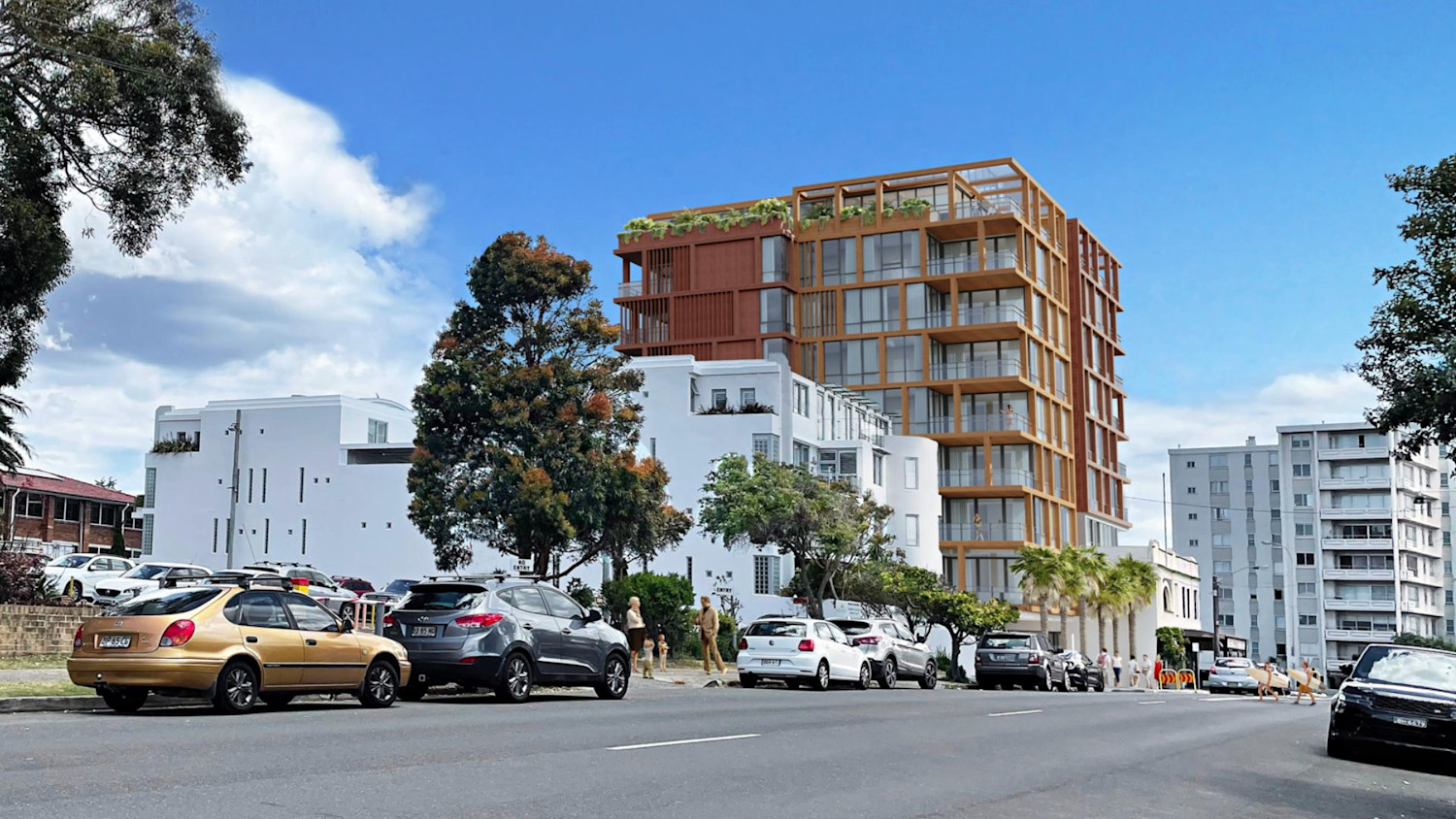 It's the second application for a nine-storey residential building in Gerrale Street in as many weeks.