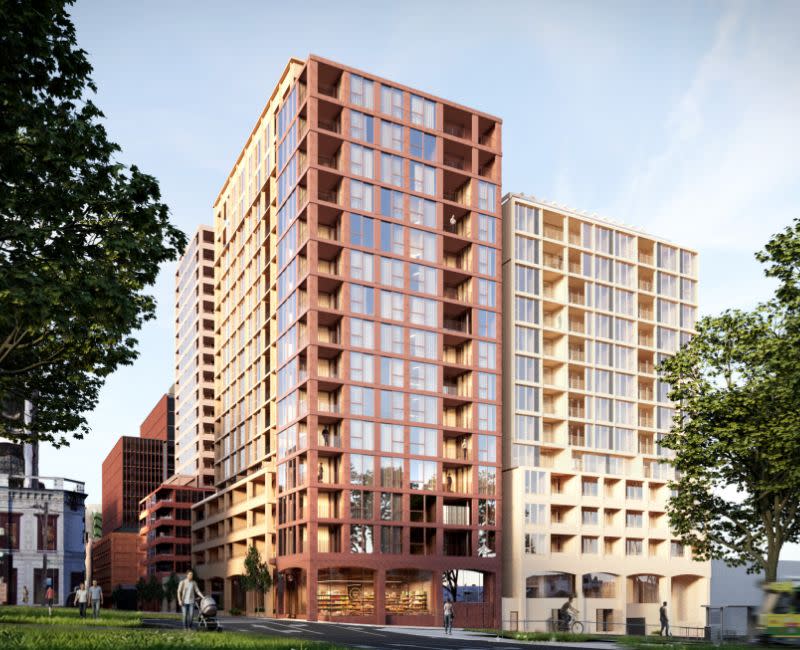 Jetstar HQ Stockland redevelopment Victoria Parade Collingwood