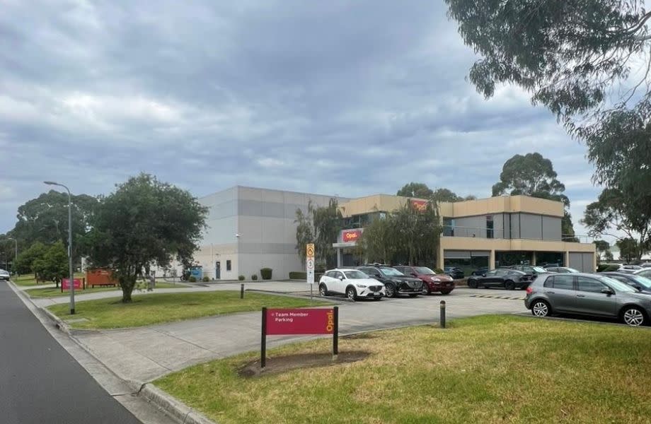 Growthpoint's office and warehouse site at 3 Millennium Court, Knoxfield, Melbourne that it has just sold for $22 million to a local buyer.