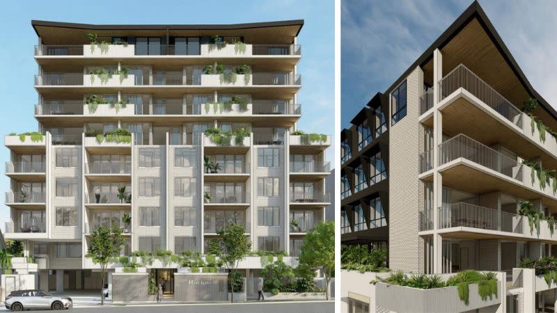 Renders of the revised plans for the site at 21-23 Norman Avenue, Lutwyche.