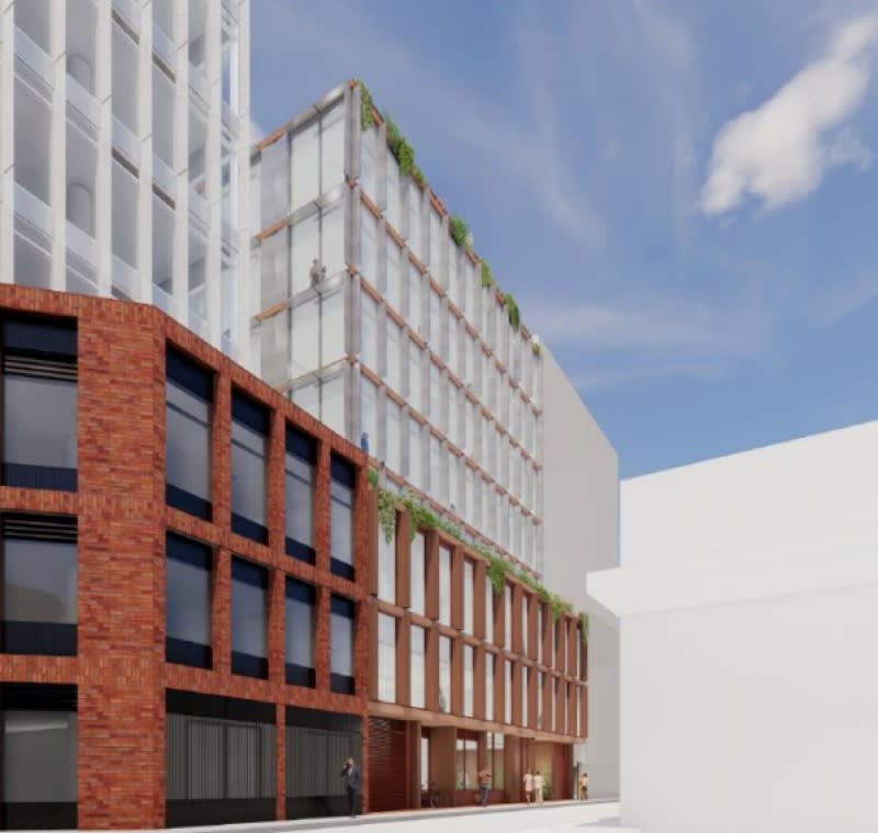 The new office project will sit next to one already under construction at 65-81 Dover Street.