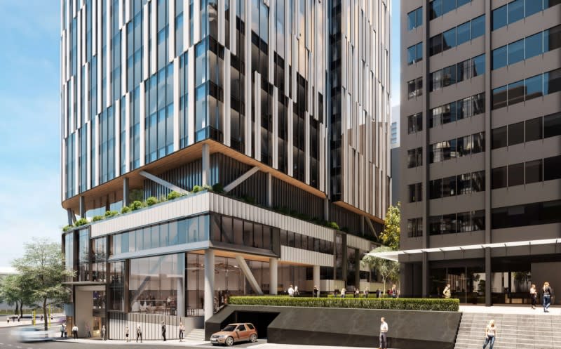 The project will include refurbishment of the lower levels of the existing office tower at 197 St George's Terrace.