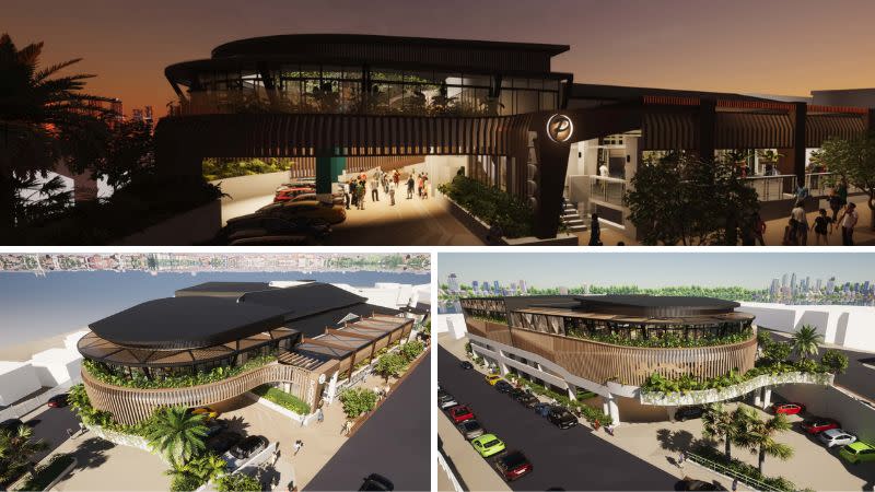 Renders of the proposed redevelopment of Brisbane's Paddo Tavern.