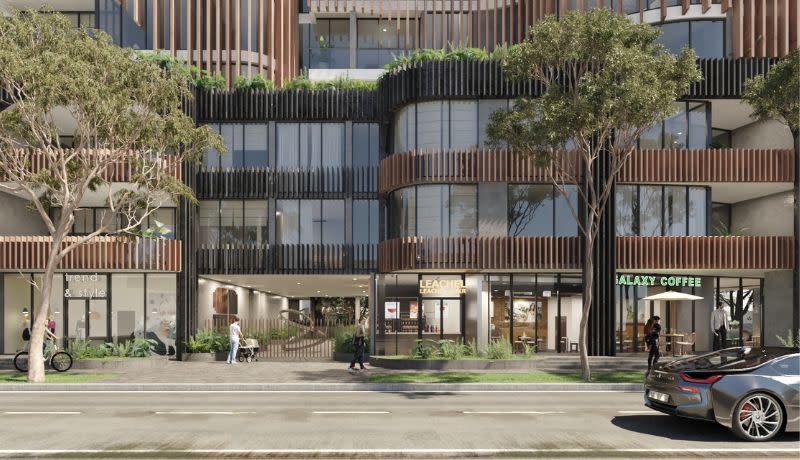 Scion's 2-6 Chatham Road West Ryde original render