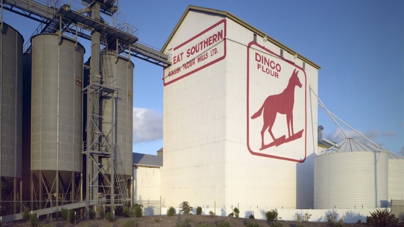 A photo of the Dingo Flour mill at North Fremantle.