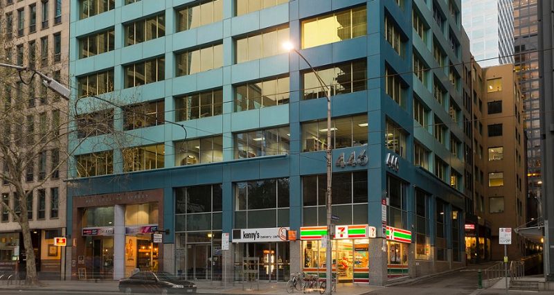 HThree’s first Melbourne foray was the $72 million acquisition of 446 Collins Street.