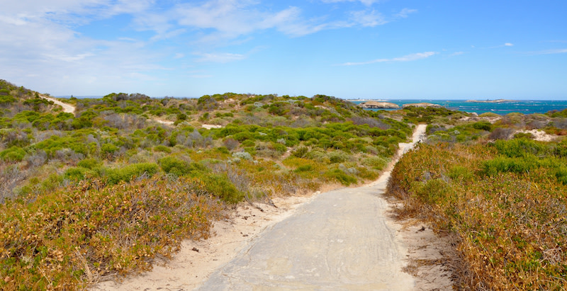 Coastal dunes and vegetation at Cape Peron in Western Australia where a new Class A Reserve will be created while other areas of land across Perth and the Peel region will be released for development.