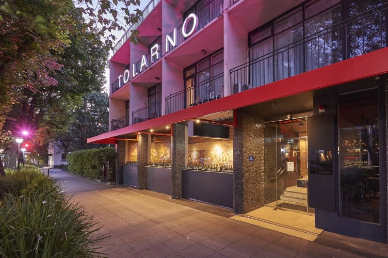 The Tolarno Hotel in Melbourne's St Kilda was founded by Mirka and Georges Mora.