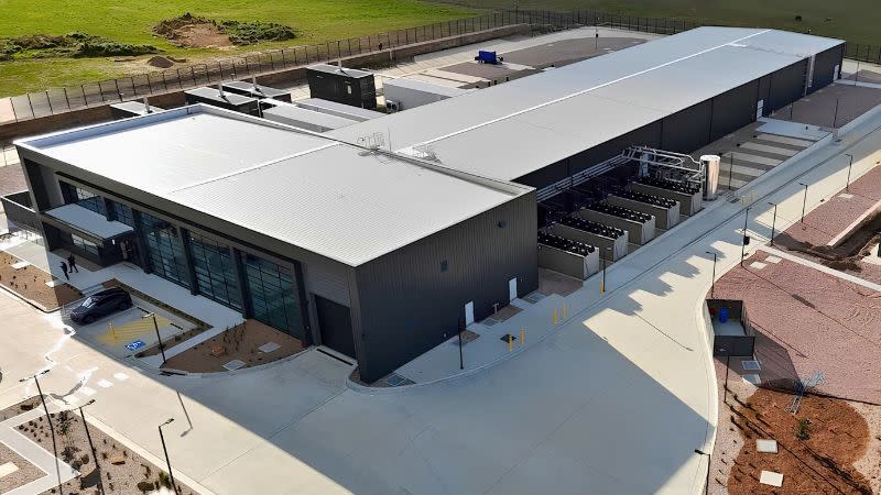 The first and smallest of three data centres planned for Cloud Carrier's Moss Vale site. (Supplied: Cloud Carrier)
