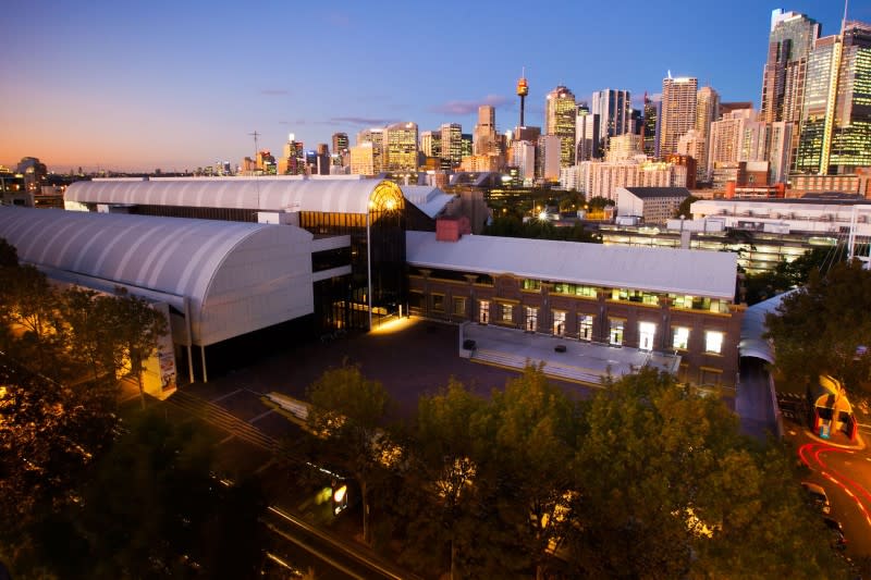 The current look of the Powerhouse Ultimo museum north of Macarthur Street in Sydney's CBD.