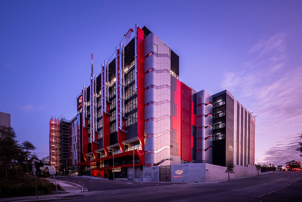 NextDC's data centre in the Gore Hill Technology Park.  It is one of several data centres on Sydney's North Shore.