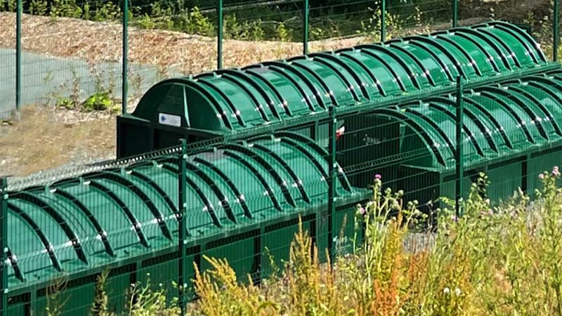 Nova Process Blivet system installed with landscaping