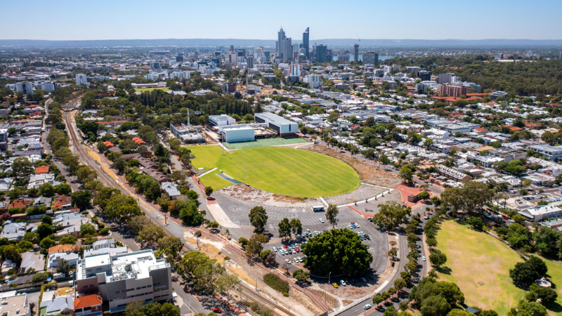 Subiaco Oval, where the Subi East masterplan will unfold. 