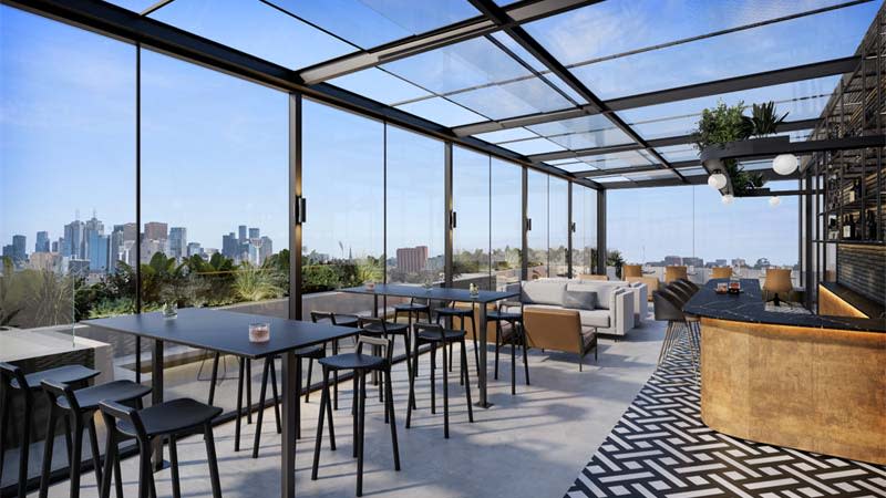 HTL Property Cremorne Hotel rooftop