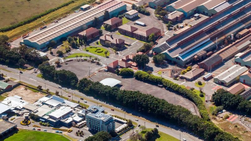An aerial view of Sentinel's other site next door at 51 Industrial Drive in Mayfield, Newcastle.