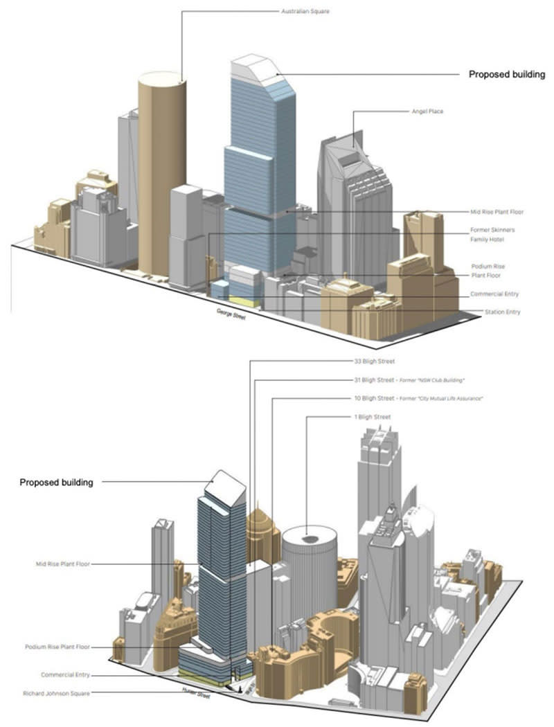 Hunter Street development Sydney CBD renders